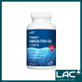 LAC Trimax Omega Fish Oil + COQ-10 EC 60SG - Supports Heart, Brain, Eye, Skin & Joint Health (Best by: April 2028). 