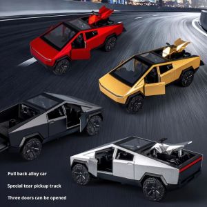 RGFV Metal Diecasts 1:36 Cybertruck Toys Decoration Collection Pull Back Vehicles Toy Car Play Toy 1:36 Off Road Vehicle Model Collection