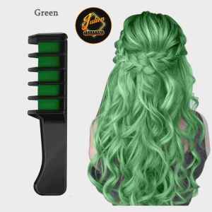 Julien Temporary Hair Color Chalk Comb Set Washable Hair Chalk for Girls Kids Party Cosplay DIY