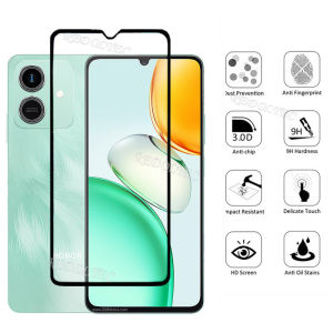 For Honor Play 10 4G 2 in 1 Screen Protector+ Protector Full Cover Full Glue Honor Play10 Tempered Glass Film Protection With Camera Flim Protection