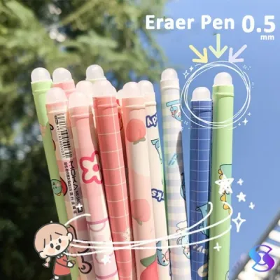 Pen Magic Eraseable Pulpen Bisa Dihapus Pulpen Hapus Motif Kartun