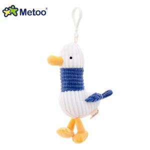 (SG Seller) Metoo Doll Stuffed Toys Plush Animals Keychain Soft Baby Kids Toys Duck Doll Bag Charm With Hook Pendant Key Chain Accessories Friends Gift-WJ111
