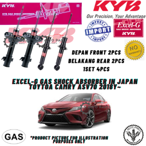 TOYTOA CAMRY ASV70 2018Y~ (FRONT / REAR) 100% KAYABA KYB EXCEL-G GAS SHOCK ABSORBER
