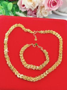 Combo dây chuyền lắc tay phụng 1 lượng siêu đẹp EV.265