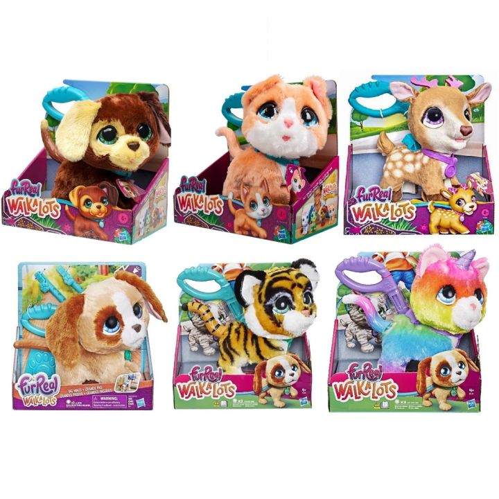 Furreal Walkalots Cat And Dog FurReal Walkalots Big Wags Cat