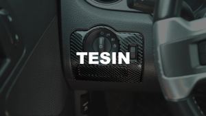 HH8 Carbon Fiber Grain Car Interior Exterior Decoration Cover Stickers for Ford Mustang 2009 2010 2011 2012 2013 2014 Accessories Q7Z1P
