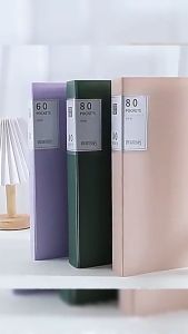 BeeFarm 30/100 Pages Clear Book A4 File Organizer Folder Long Clear File Folder Presentation Book 1Pc