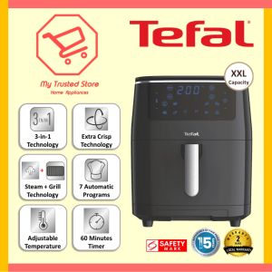 Tefal 6.5L Easy Fry 3-in-1 Air Fryer Steam & Grill [FW2018]
