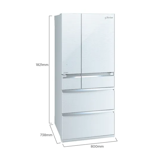 Mitsubishi 743L / 576L Folio Series 6 Door Refrigerator MR-WX70C