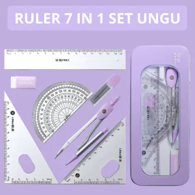 COD PENGGARIS 7IN1 SERBAGUNA / PENGGARIS & JANGKA MULTIFUNGSI 7IN1 SET LENGKAP FREE TEMPAT