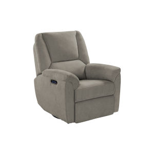 Living Mall Relazo Single Electric Swivel Recliner Sofa w/ USB Type-C Charging Port PetFriendly