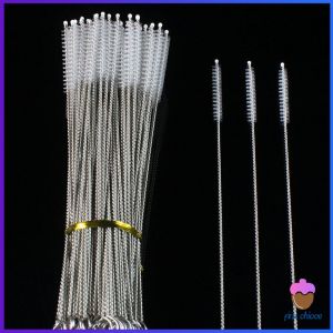 First Chioce   แปรงล้างหลอดดูด จุกนม ขนไนล่อน ไม่ทำให้เป็นรอย  Stainless steel soft straw straw brush