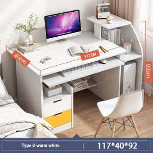 EURAKE Simple Computer Desk Home Office Table Furniture Study Desk Student Bedroom Study Writing