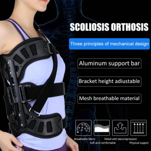 Free Size Teens Youngstesr Adults Suit Both Left and Right Scoliosis Correcting Spinal Support Brace Bad Posture Corrector Auxiliary Orthosis Postoperative Recovery Fracture Orthosis