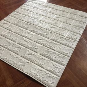 Combo 5 Xốp Dán Tường 3D Giả Gạch khổ nhỏ 40cm x70cm có keo sẵn cách âm cách nhiệt chống thấm nước