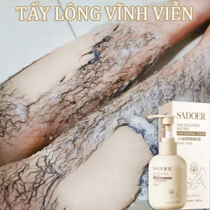 Kem Tẩy Lông serum triệt lông Vĩnh Viễn Triệt Lông chân lông tay lông bikini ria mép an toàn tiện lợi 150g