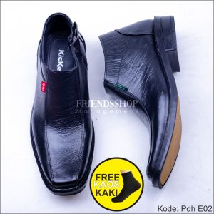 Sepatu Pria PDH kulit sapi formal cocok buat kerja kantoran E02