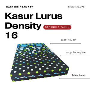 WARRIOR KASUR BUSA LANTAI 200x180cm Tebal 15 dan 20cm | Kasur Lurus Tebal Garansi 5 Tahun
