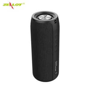[Philippine In Stock]ZEALOT S51 Portable Bluetooth TWS Speaker Bass Powerful Wireless Subwoofer Waterproof Sound Box Support FM Radio USB TF card