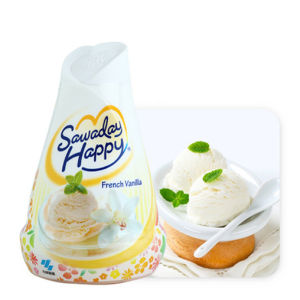 Sáp thơm phòng nhà vệ sinh tủ quần áo Kobayashi Sawaday Happy Nhật Bản 120g