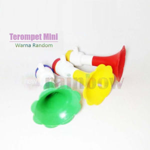 Terompet Mini Plastik Tahun Baru Trumpet New Year Terompet Tahun Baru Terompet Murah Plastic Terompet Pesta Trompet Party Terompet Kecil Terompet Anak  - Random 1 Pcs