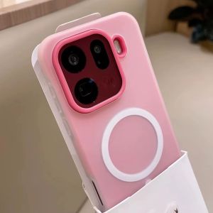 Luxury Candy Color 2 IN 1 Case For OPPO Find X9 X8 X8S X7 X6 Pro Ultra For Wireless Charging Matte Phone Cover
