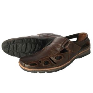 Sepatu Sandal Pria Kulit Sapi Closed To Like Fisherman Sendal  Casual Santai Murah Bisa Bayar Ditempat