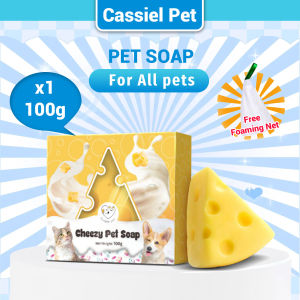 Cassiel Pet Sabun Anti KutuAnti Jamur dan Anti Rontok Solusi 3-in1 untuk Anjing dan Kucing 100g