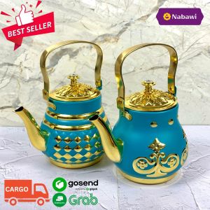 Teko Ukir Warna 12 Liter Teko Arab Teko Zam ZamTeko Teh Teko Kopi Oleh Oleh Haji dan Umroh