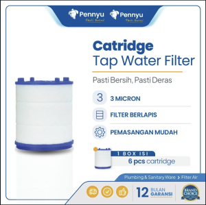 PENNYU CARTRIDGE REFIL Filter Keran Air 360° Water Purifier Filter Wastafel Anti-Bakteri Kran Air
