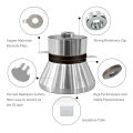 1pcs 60W 40KHz High Conversion Efficiency Ultrasonic Piezoelectric Transducer Silver Ultrasonic Transducer. 