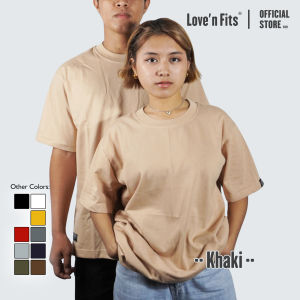 Loven Fits Khaki Plain Shirt Oversized Shirt for Men