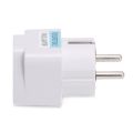 Over Steker Converter Adaptor kepala charger Sambungan Colokan Listrik Gepeng Dan Kaki 3 ke 2 Stecker stop kontak Universal. 