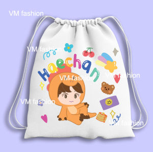 Tas Serut Kanvas KPOP Dream Dino Big/ Totebag Kanvas