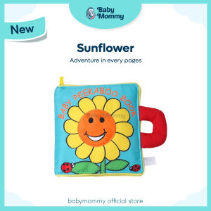 Babymommy👶Soft Cloth Baby Book for Newborns – Early Learning Toy for 0–3 Years (6–12 Months)