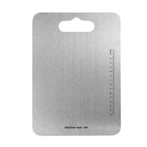 Convenient and Durable Chopping Board Easy to Use Stainless Steel Kitchen Board Double Side Use for Efficient Cooking