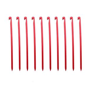 Set of 10 Aluminum Alloy Ground Stakes Enhancing Stability Awnings Pegs Tent Rock Pegs Perfect for Tent Canopies Setups