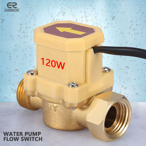 EURORECAR HT-200 3/4-1/2 Brass Water Flow Switch Thread Sensor Automatic Control Switch for 220V Booster Pump