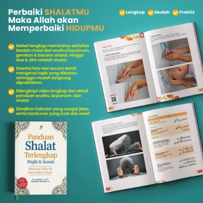 buku tuntunan Panduan Shalat sholat Terlengkap lengkap Wajib dan Sunah