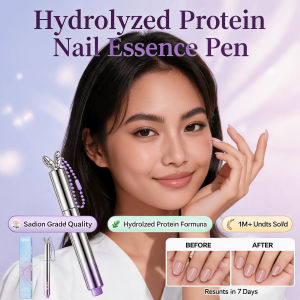 ✨ No More Brittle ✨ Nail Strengthener Pen Hydrolyzed Protein Nail Care Nail Repair Balm Protein Rich Nail Serum Cuticle Healing Stick Prevents Cracking And Peeling Nails
