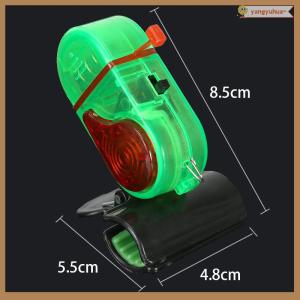 yangyuhua 1 cái báo động cắn cá báo động nhạy cảm cao báo động âm thanh chuông LED chỉ báo ánh sáng Clip-on cần câu buzzer phụ kiện câu cá