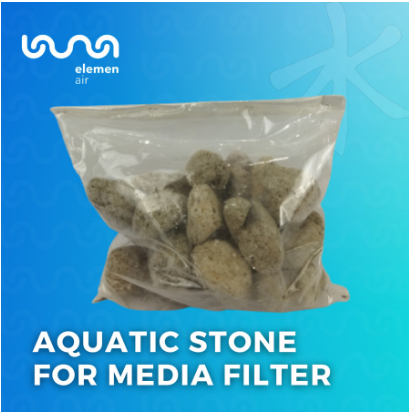 Batu Apung Batu Resap Batu Filter Media Filter Kolam 1,2 kg | Lazada ...