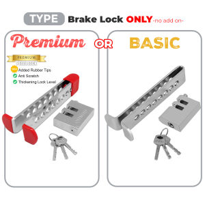 LQ-248 STAINLESS STEEL UNIVERSAL CAR PEDAL BRAKE LOCK ANTI THEFT SECURITY THROTTLE CLUTCH LOCK