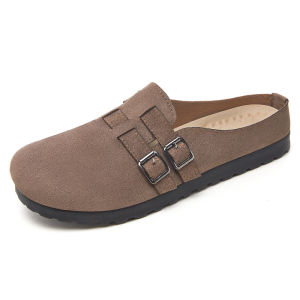 Free Shipping Boshi Ken WomenS Slip-On Sandals 2026 New Spring And Autumn Collection Versatile And Easy-To-Wear Flat-Soled