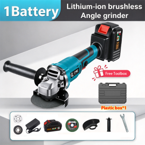 CHIC Rechargeable Lithium Battery Angle Grinder 998VF - Polished Trimming Polishing - Pure Copper Brushless Motor