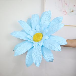 RANG 50cm Artificial Daisy Large Multicolor Simulated Flower Waterproof PE Foam Daisy Wedding Decoration