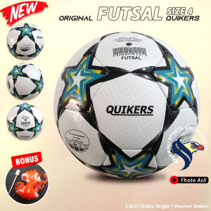 QUIKERS-Bola Sepak Futsal Original Size 4 Asli Premium Awet For All Conditions