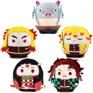 10/22cm Anime Demon Slayer Plush Doll Agatsuma Zenitsu Hashibira Inosuke Rengoku Kyoujurou Stuffed Toys Birthday Gift