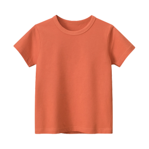 [Fast Shipping] Kids T-Shirt for Girls 2-10 Yrs Soft 100% Cotton Short Sleeve Shirt for Kids Pink T-Shirt