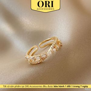 Nhẫn nữ Freesize pha lê Muriel thời trang sang trọng ORI ACCESSORIES N051